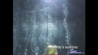 Sandy’s Audition Underwater Starring Sandy Knight & Tracie Z