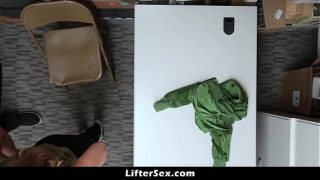 Big Boobs Thief Dakota Rain Steals Cucumber for Masturbating so Officer Gives Her His Dick Bigger than Cucumber – Liftersex